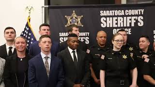 Becoming a deputy sheriff:  The swearing in ceremony.