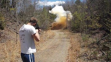 4 pounds of Earth Shaker binary exploding target