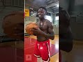 First dunk EVER on a historic basketball… and he can’t damage it?! 😳🏀 #Shorts #basketball