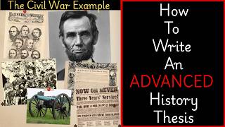 How to Write an ADVANCED History Thesis Template Civil War Example Cheat Code