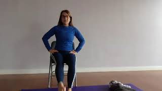 Seated strengthening and mobility exercise