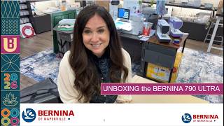 Unboxing the BERNINA 790 ULTRA