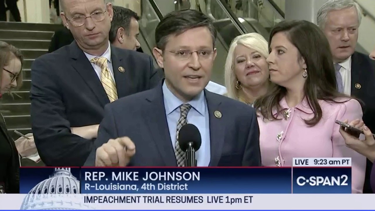 Rep. Mike Johnson reacts to leaked Bolton claims