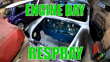 Engine Bay Respray £40! - Classic Mini Workshop - Racing Green Pt.43