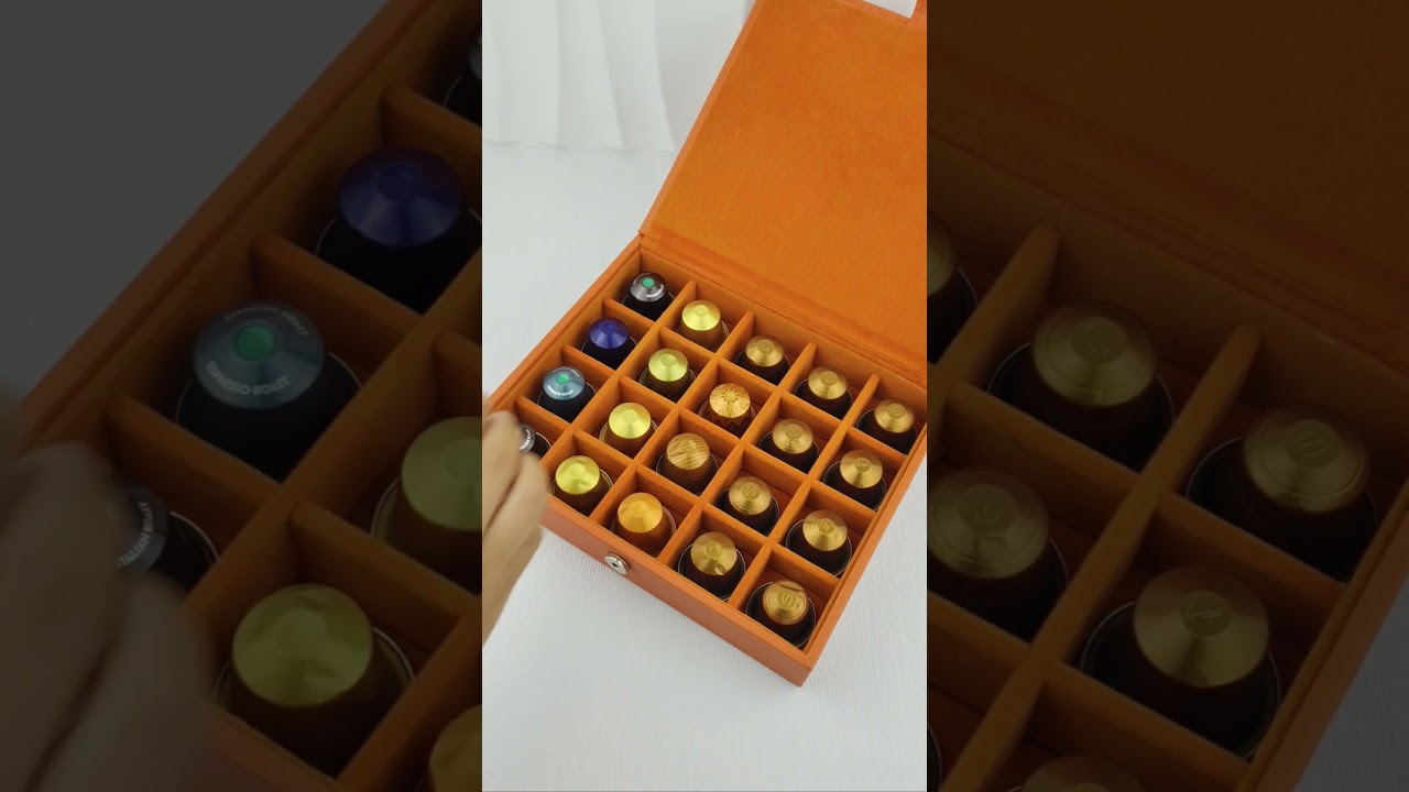 🎁 Premium PU Leather Coffee Capsule Gift Boxes – Custom Made for Your Brand! 🎁