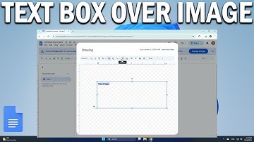 How To Insert Text Box in Google Docs Over Image