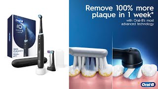 Oral-B iO Deep Clean + Whiten Rechargeable Electric Toothbrush with Visible Pressure Sensor screenshot 4