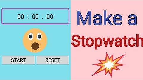 Make a stopwatch app in sketchware| No more block|Lighting Knowledge|