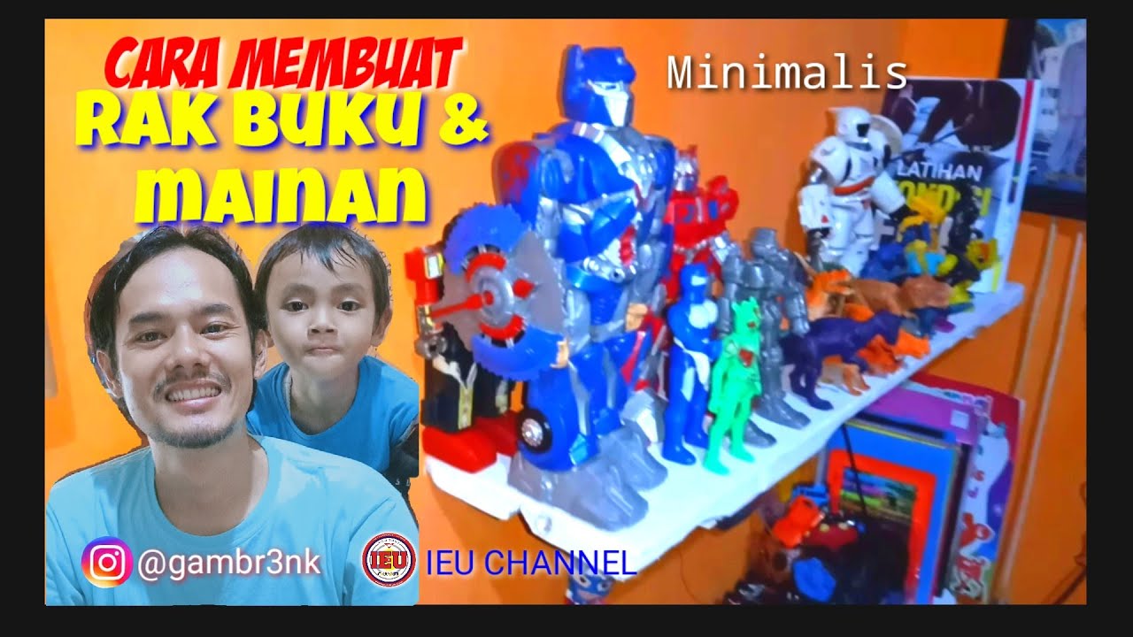  Cara  membuat  rak  buku  dan mainan minimalis  YouTube