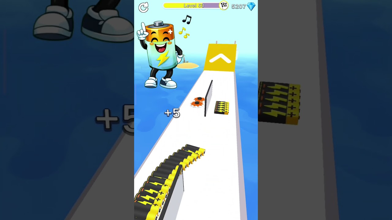 ⁣Insane Speedrun in Battery Runner 3D! 🚀Battery Runner 3D #gaming​ #shorts​ #shortfeed​ #viralshorts