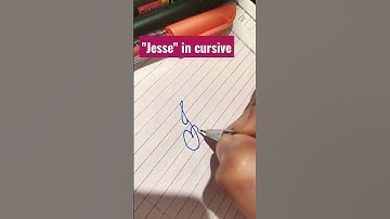 "Jesse" #shorts #cursive