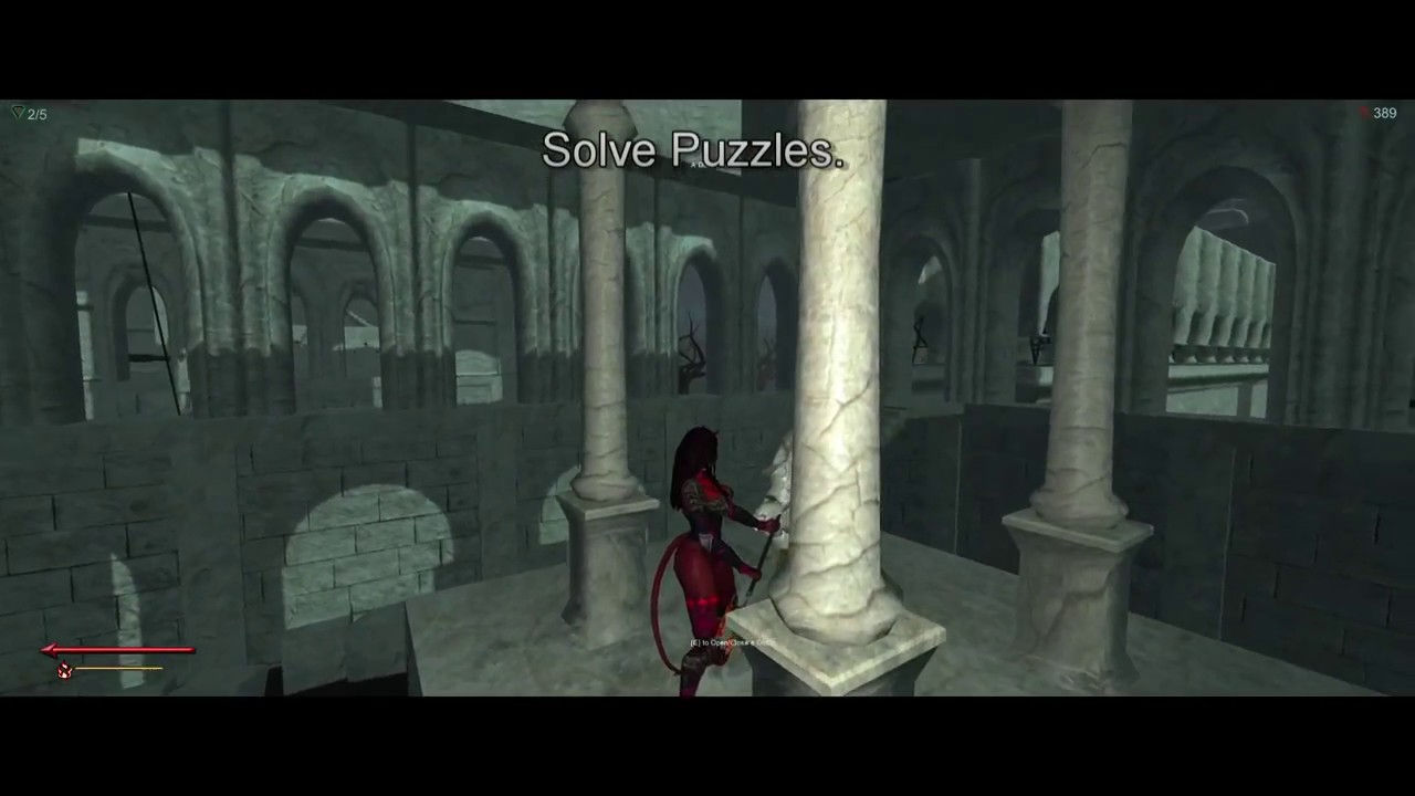 Fallen Angel - Game play of Old 3rd Person Hack and Slash Prototyping.