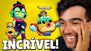 TESTEI OS NOVOS BRAWLERS DA MINHA CONTA NO BRAWL STARS!!