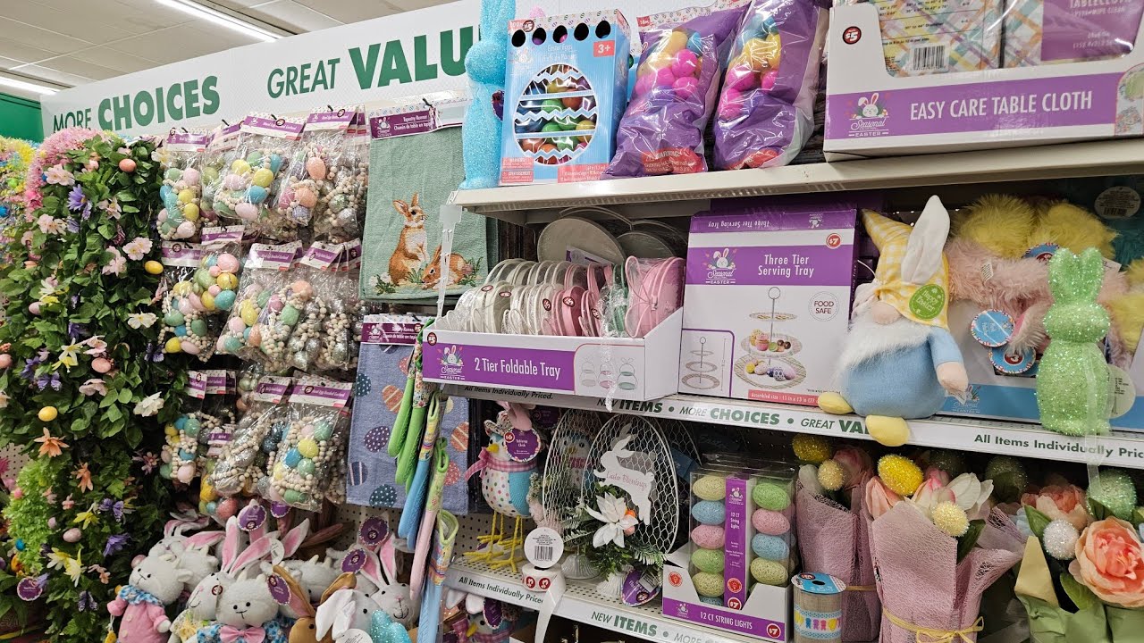 ven conmigo a mirar que nos tienen el Dollar tree para primavera y pascua 💐🐇
