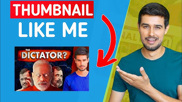 How To Make Thumbnail Like Dhruv Rathee || Step-By-Step (Guide)