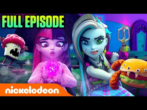 FULL EPISODE: New Series Monster High 'Food Fight' 🍔 | Nickelodeon