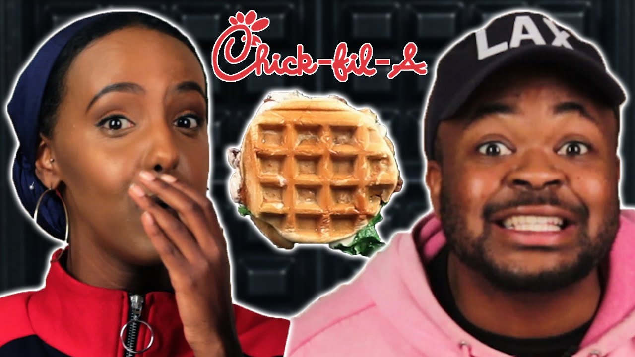 try guys zach Can You Waffle It? Chick-fil-A Edition