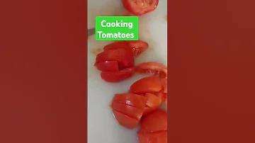 Satisfying Cooking Fresh Tomatoes Shortvideo Asmr 