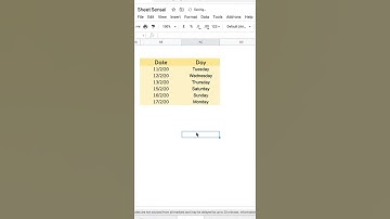 How to Convert Date to Day in Google Sheets/Excel | TEXT Function in Excel/Google Sheets #shorts