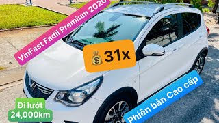 ✅ VINFAST FADIL PREMIUM (BẢN CAO CẤP) 2020, ĐI LƯỚT 24,000km, MÀU TRẮNG CỰC HOT