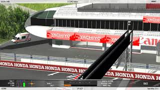 Suzuka drift in toyota supra (rfactor 2 + g27)