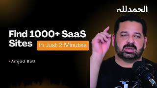 How to Find 1000  SaaS Sites in Just 2 Minutes | Pak SEO Training