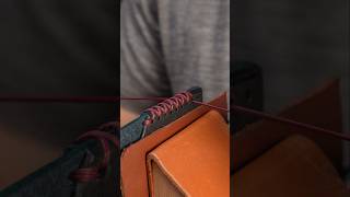 Leathercraft ASMR | Hand Stitching The Burrow Minimalist Wallet