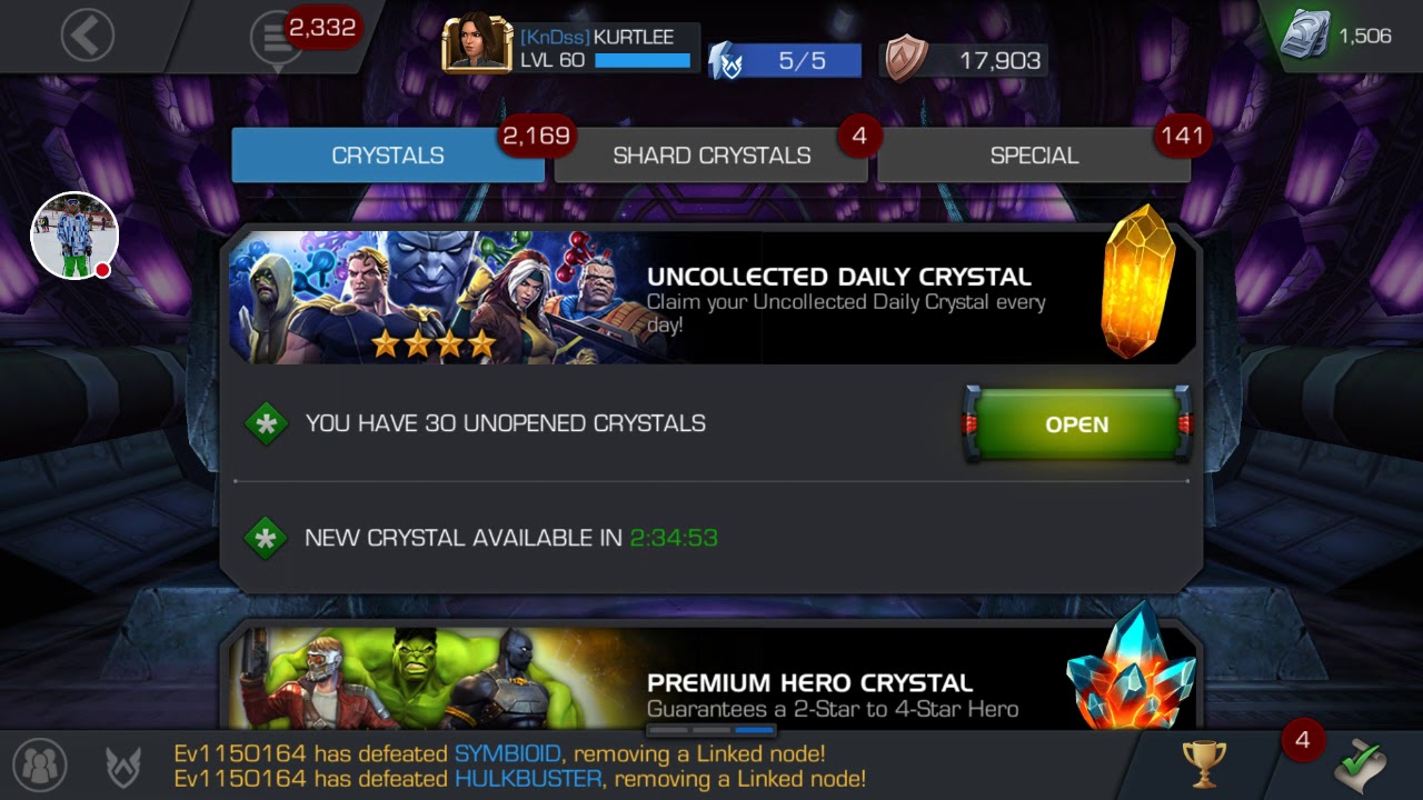 1 Month Worth of Uncollected Daily Crystal
