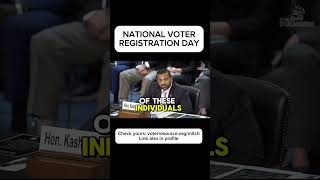 Today is national voter registration day