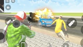 🔥 Franklin vs Crazy Rocket Attack 💥 | Indian Bikes Driving 3D | Car Explosion Challenge 💀💀💀💞💞