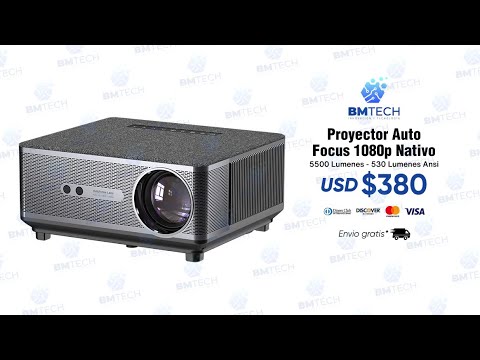 Proyector 1080p nativo con sistema de auto-enfoque