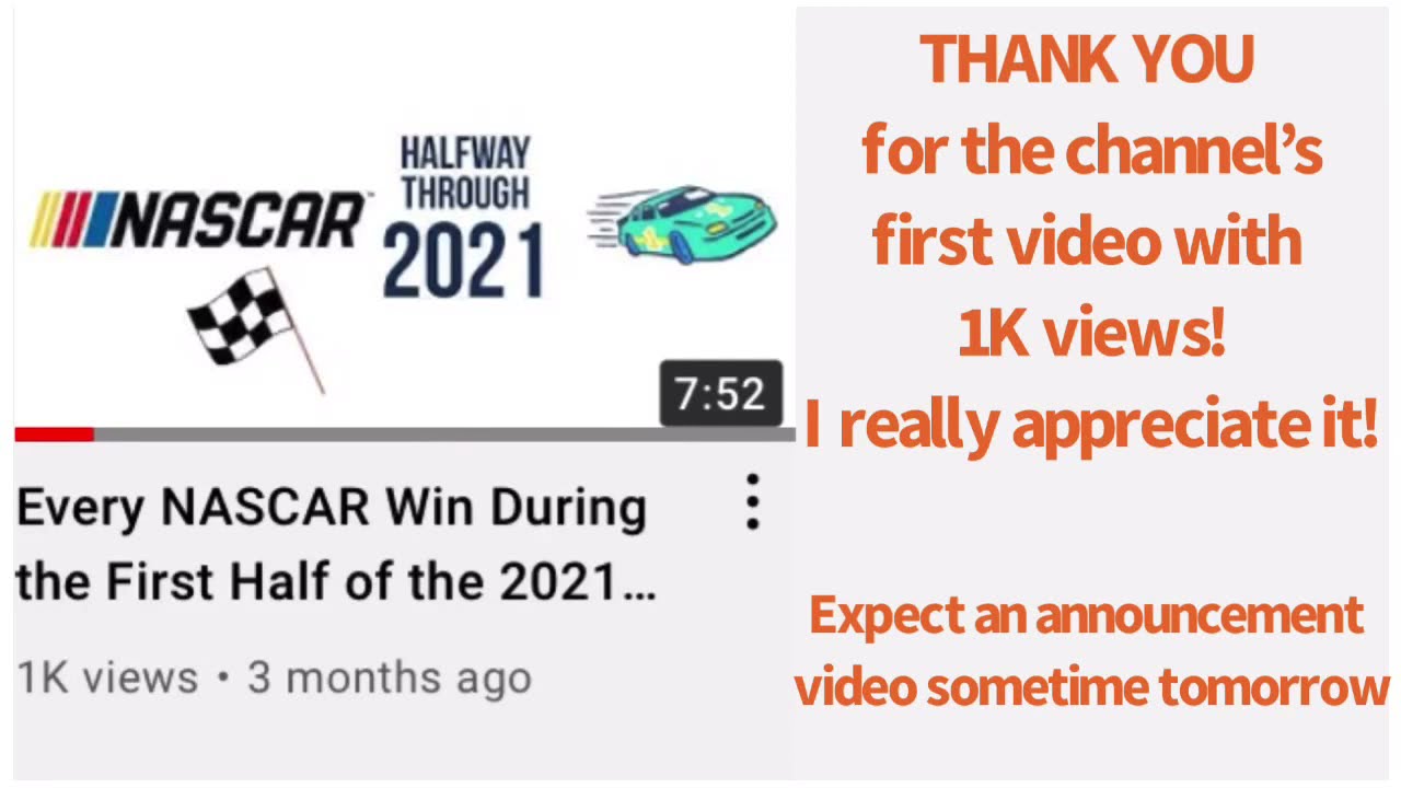 First Video with 1K Views!