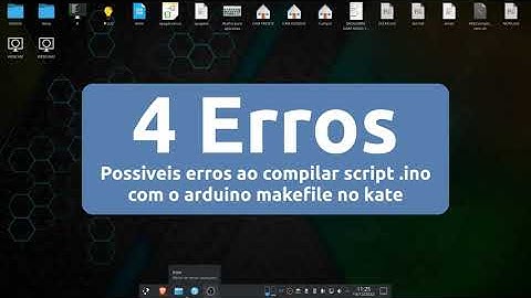 Erros ao compilar script ino com o Arduíno makefile no Kate editor