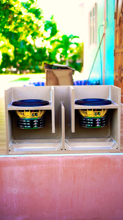 #diybox bandpass subwoofer box design 6.5  inch #diybox