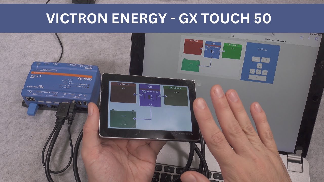 Victron Energy GX Touch 50 - LCD touch screen for controlling Cerbo GX 