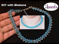 Party Wearing Beaded Necklace / Material from Lbeads / Beaded Necklace Tutorial / 026