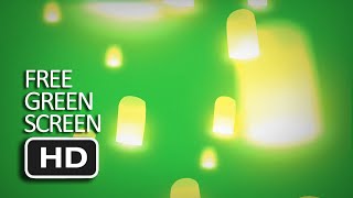 Free Green Screen - Lantern Festival Animated