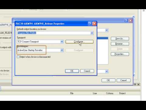 Debug WinPAC programs in Visual Studio 2005/2008.