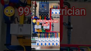 😳 99% Electrician Nahi Jante MCCB + RCB Panel Wiring! #shorts