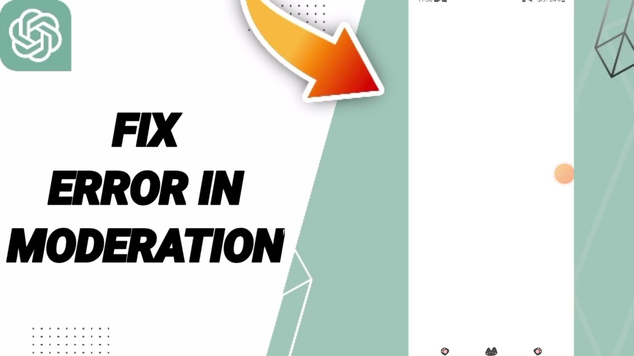 How To Fix Error In Moderation On ChatGPT App 2024