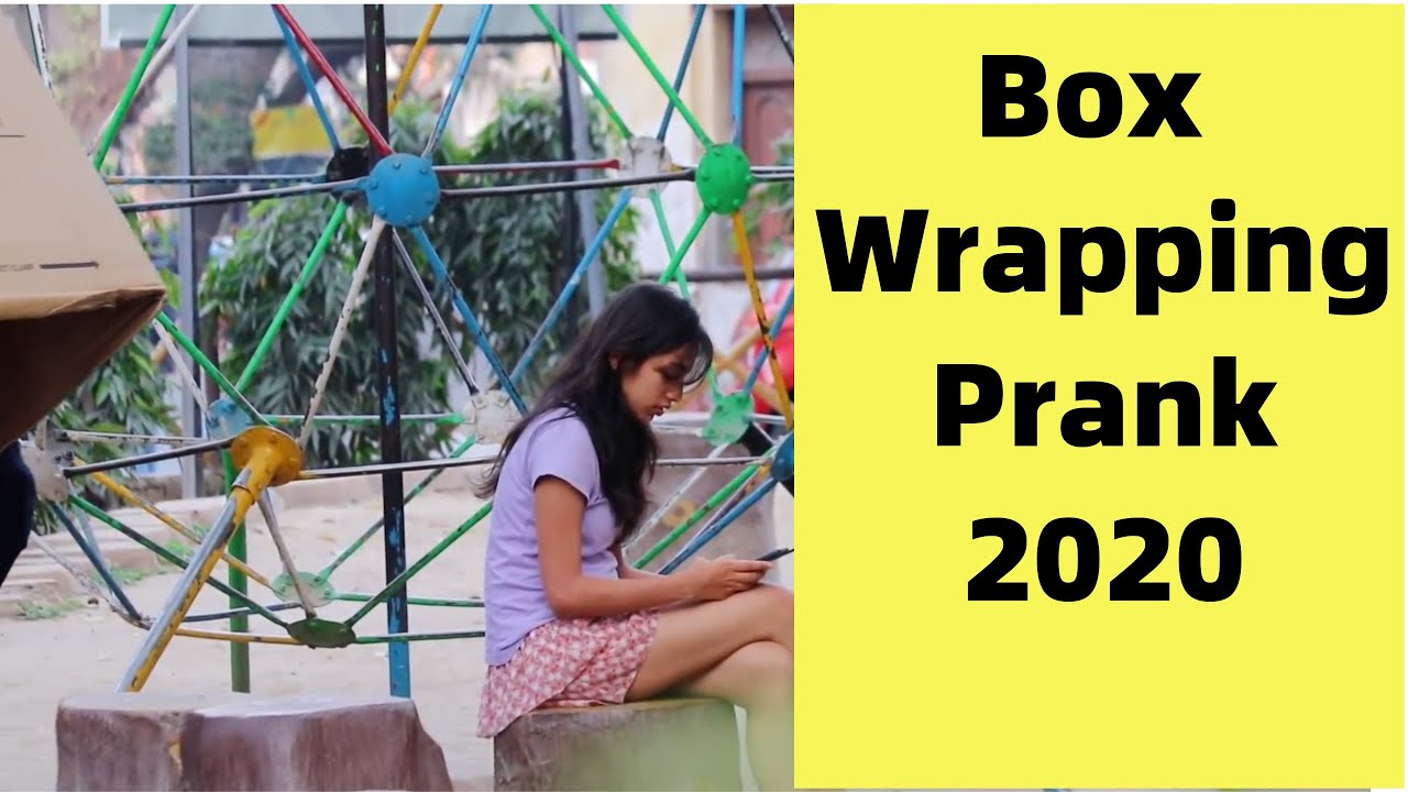 Box Wrapping Prank Hot Girls 2020 - Funny Prank