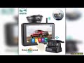 GreenYi Wireless Solar Powered Energy Magnet Reverse Backup Camera with AHD 5 Rear View Monitor for