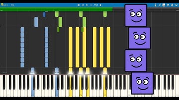 Piano Tutorial - Super Stacker 2 Music [MIDI]