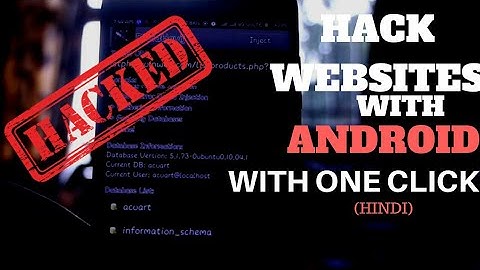 How to hack website with sql injection on android | hindi |
