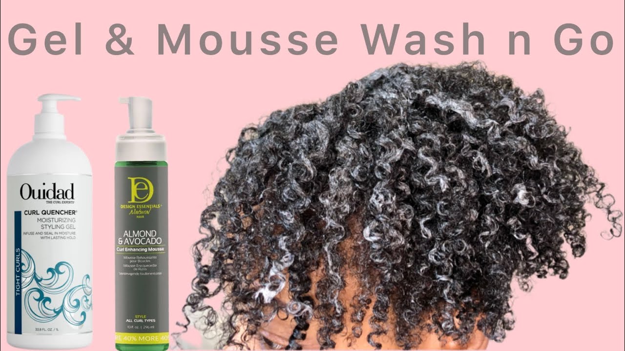 Ouidad Moisturizing Gel for Tight Curls & Design Essential Mousse🌟
