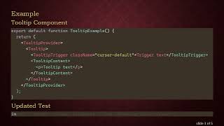 How to Test a ShadcnUI Tooltip by Activating It in Your Tests