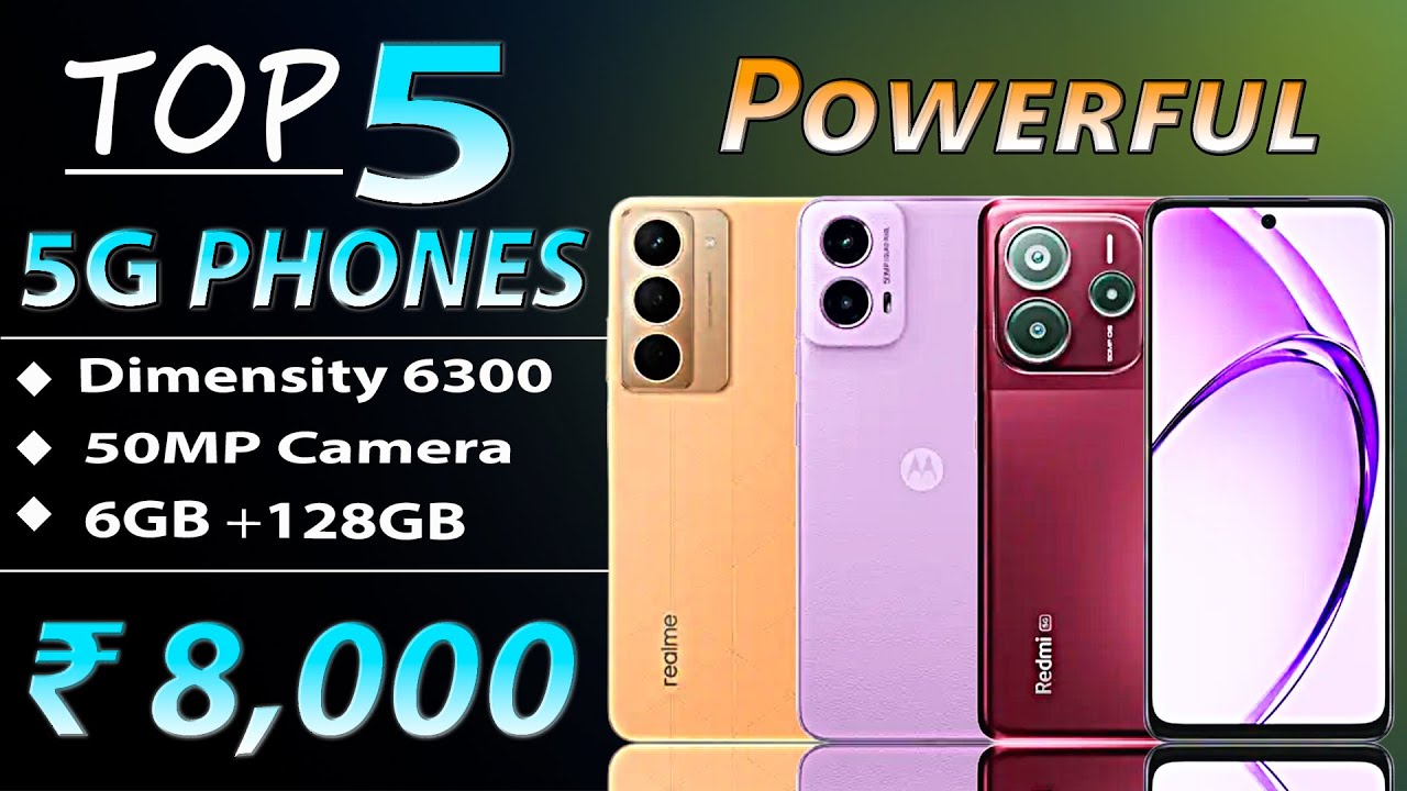 Top 5 Best 5G Phones Under ₹ 8000 Flipkart Big Bang Diwali & Amazon GIF ...