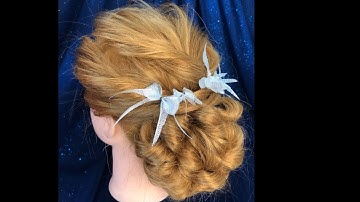 Hướng dẫn bới tóc cô dâu đơn giản( tóc bới thấp kiểu Hàn Quốc)mẫu 17 Bông Studio