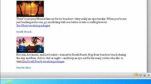 Screen Reader example