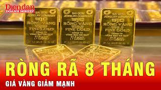 Vì sao giá vàng ròng rã 8 tháng giảm, ôm vàng lỗ 50 triệu/lượng  |Tin Tức 24h